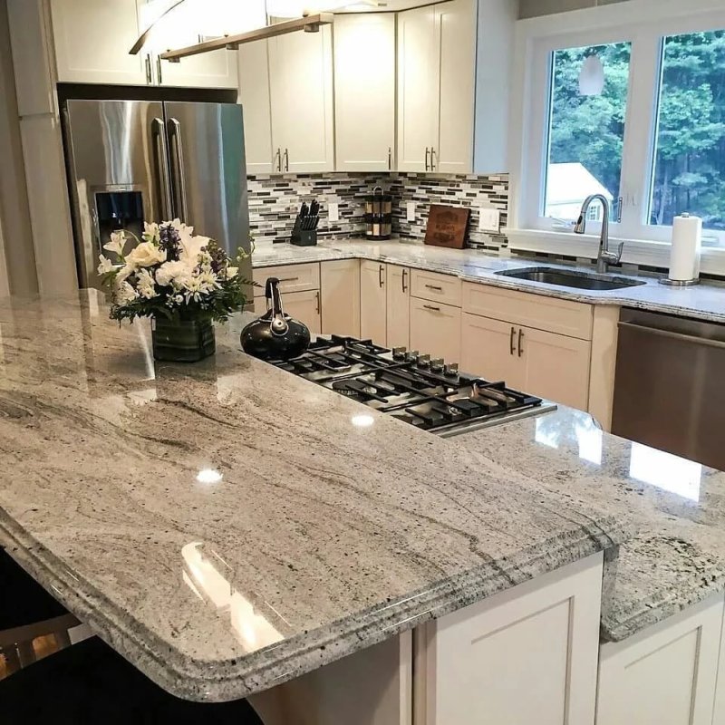 Marble countertop for the kitchen