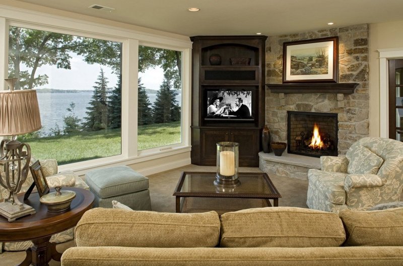 Living rooms with fireplace