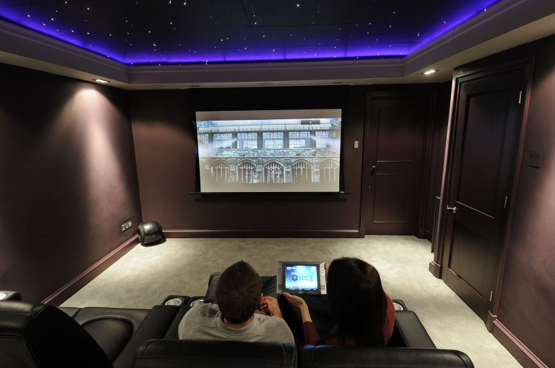 Home cinema interior