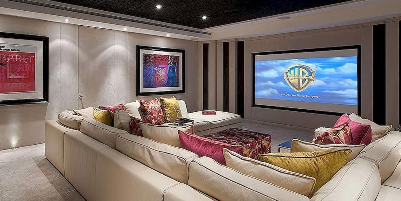 Home cinema interior