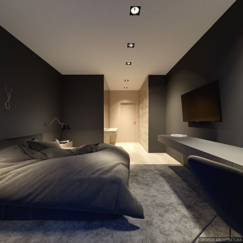 Bedrooms in modern style