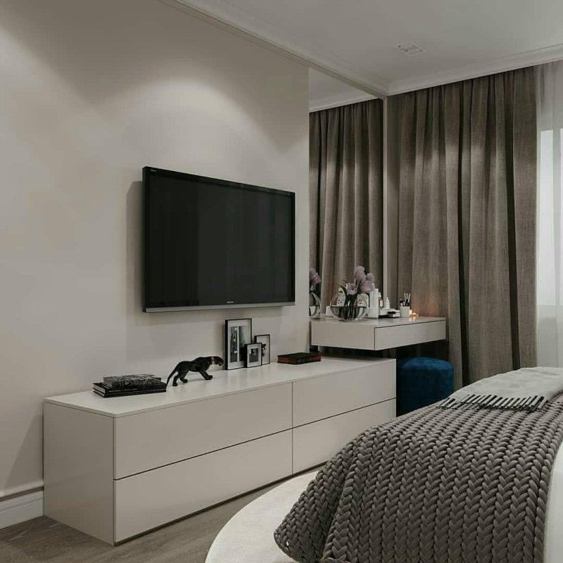 Bedrooms in modern style