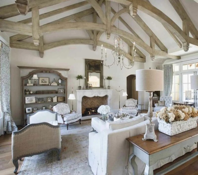 French Chateau style in the interior