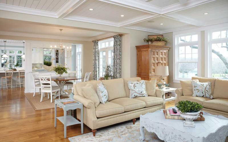 Kitchen living room in the style of Provence