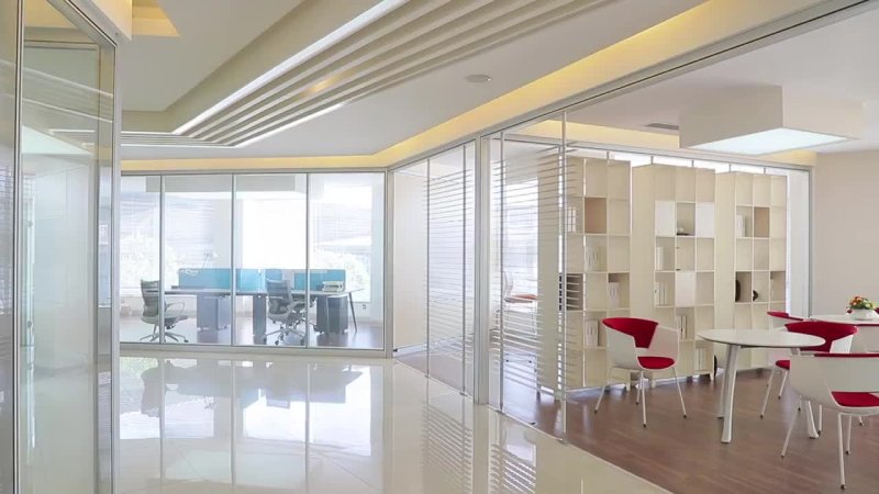 Office glass partitions