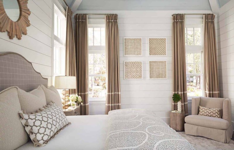 Bedroom interior in a country house