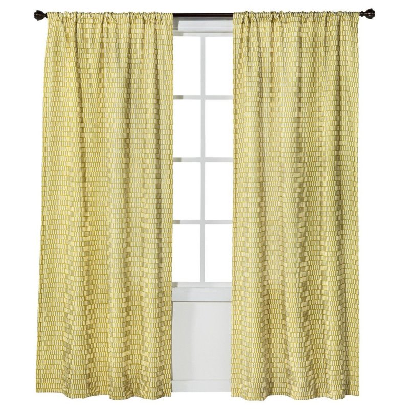 Yellow curtains Ikea