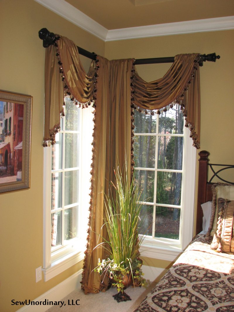 Curtains in a private house