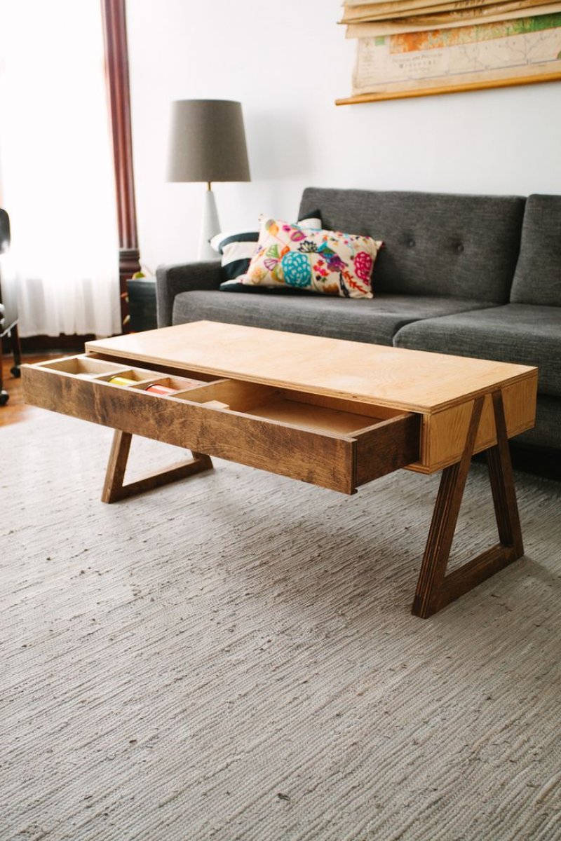 Coffee table in the style of Scandil