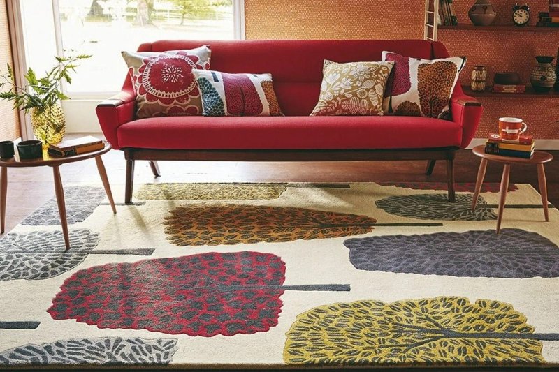 Carpet in a modern interior