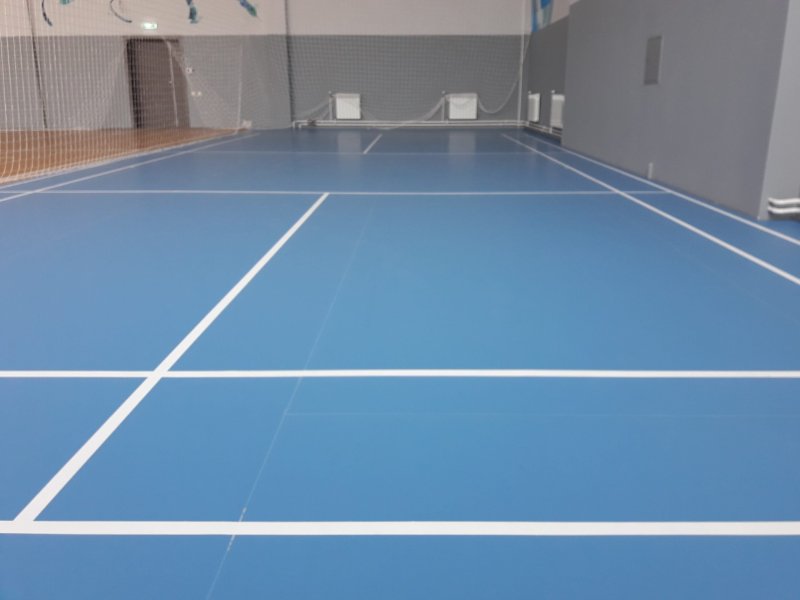 Sports coating for the Tarkett gym