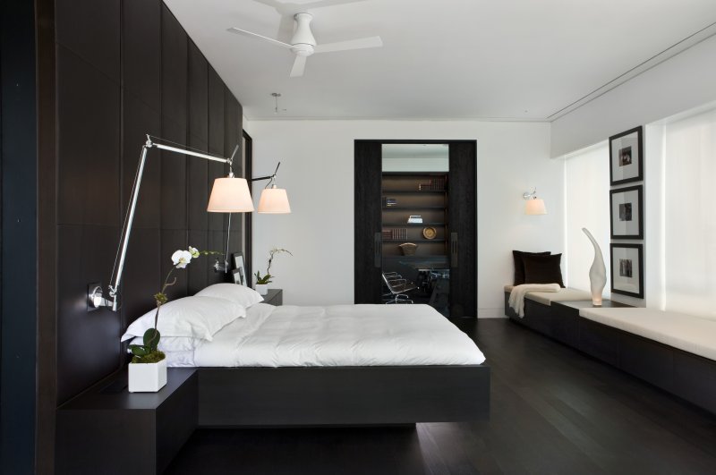 Bedrooms in modern style