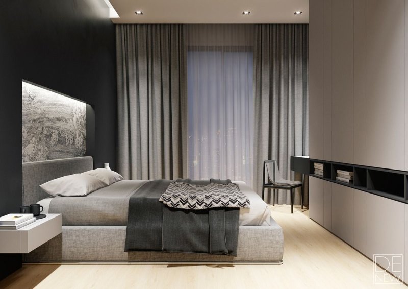 Bedrooms in modern style