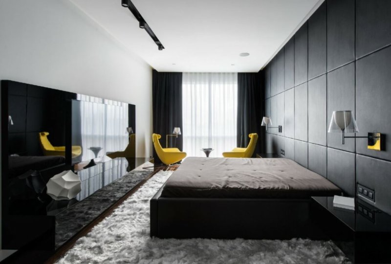 Bedroom interior high