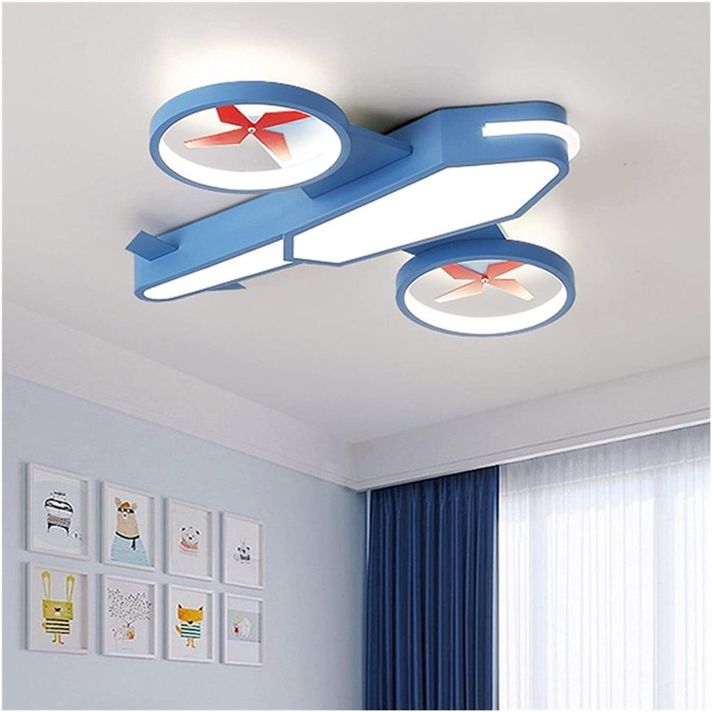 Wall lamp in a children's plane