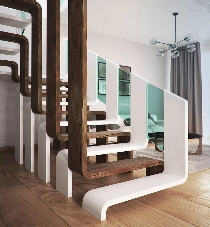 Staircase in modern style