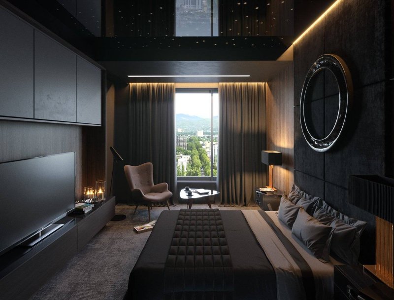 Bedrooms in modern style