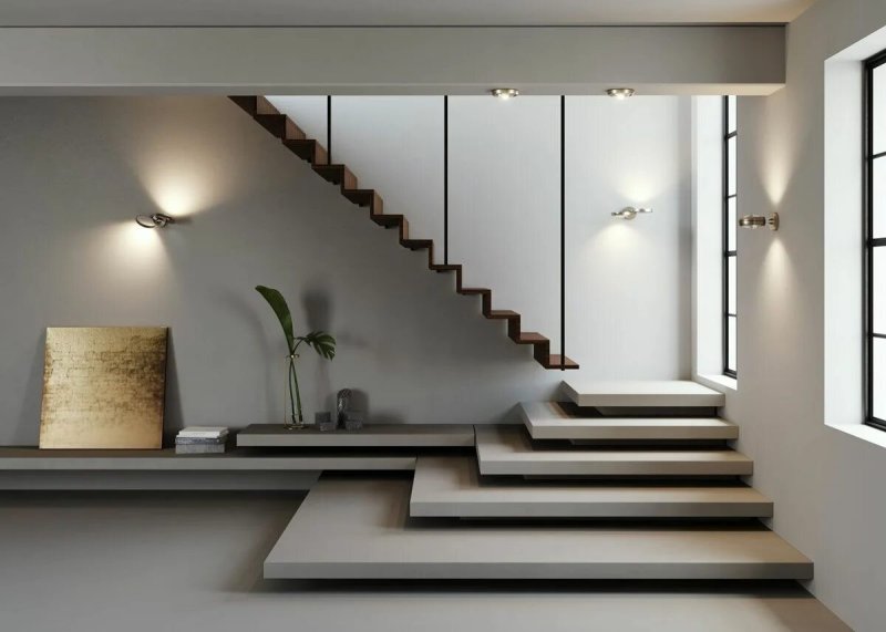 Staircase in modern style