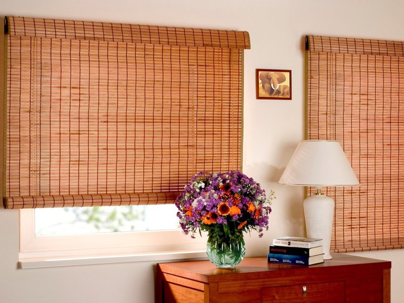 Bamboo blinds