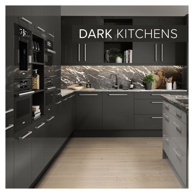 Black kitchen