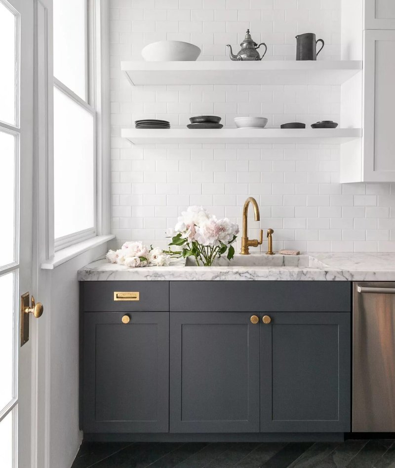 Gray kitchen