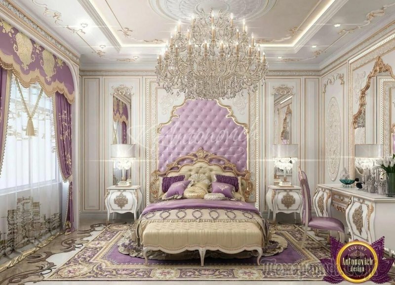 Rococo style bedroom