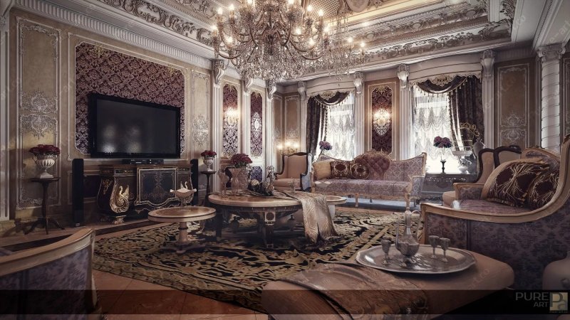 The living room Versace Baroque