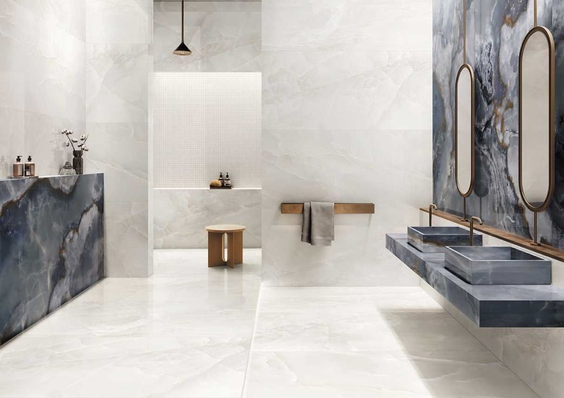 Porcelain tile for onyx