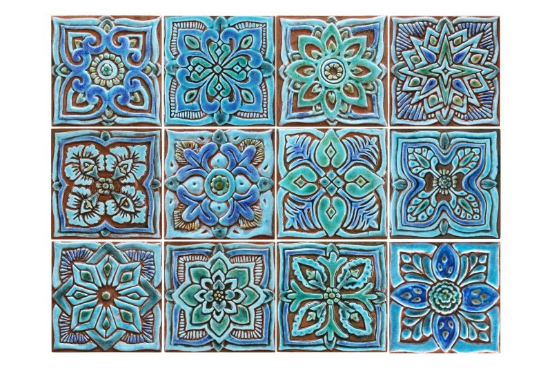 Mandala tile Spain