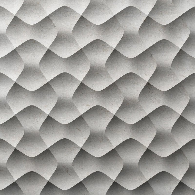 Gypsum 3D panel