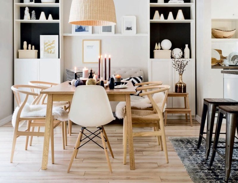 Scandinavian style dining room