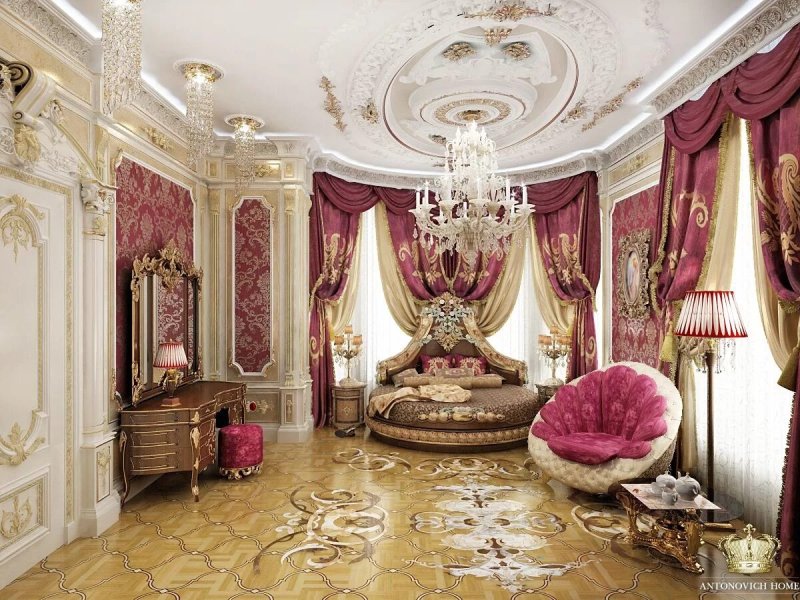 Royal bedroom Luxury Antonovich Design