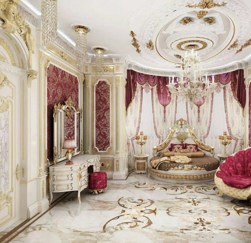 Baroque bedroom design