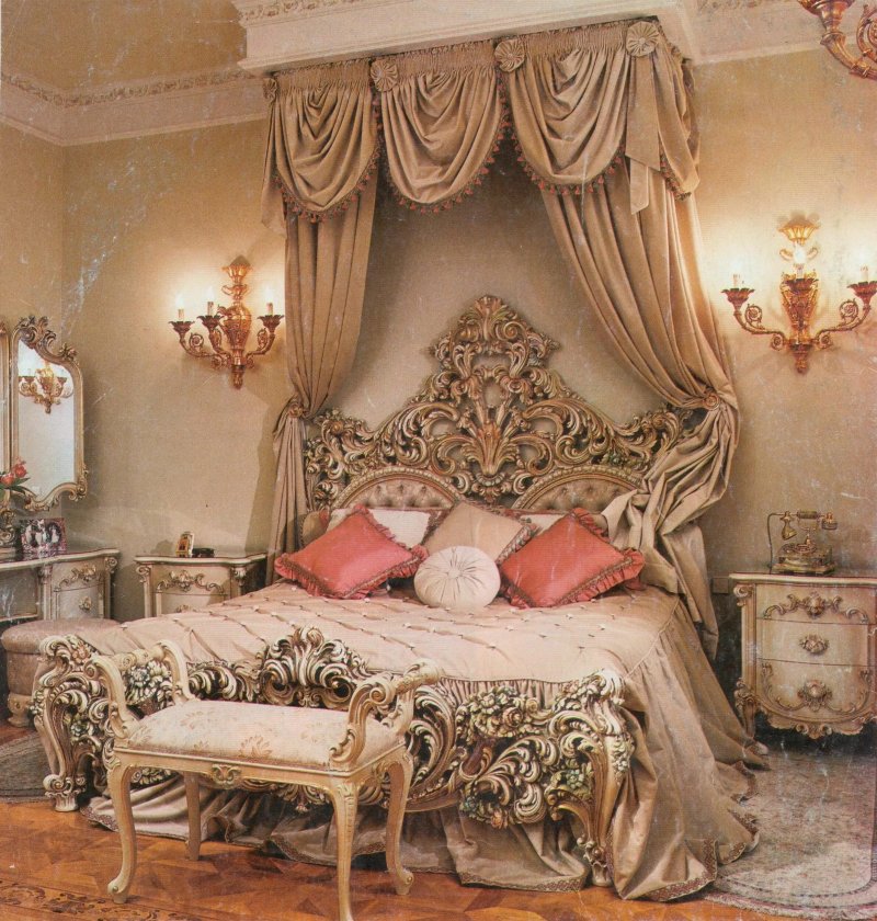 Rococo Baroque bedroom