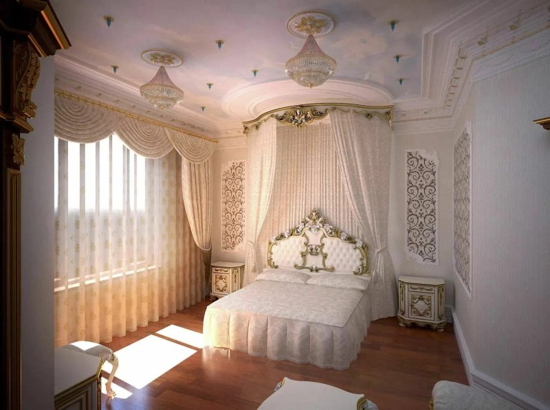 Empire Baroque -style bedroom