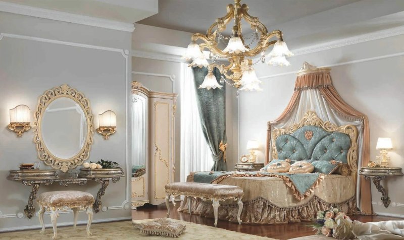 Rococo style bedroom