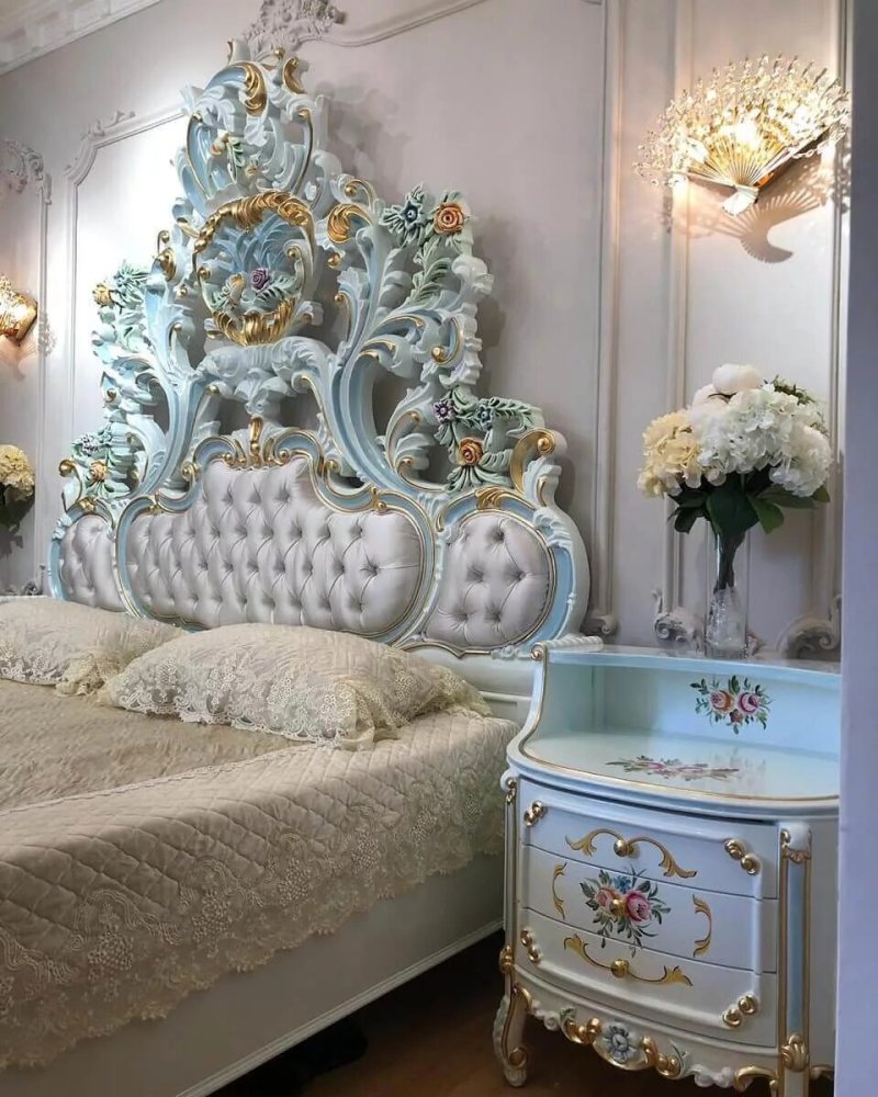 Rococo Baroque bedroom