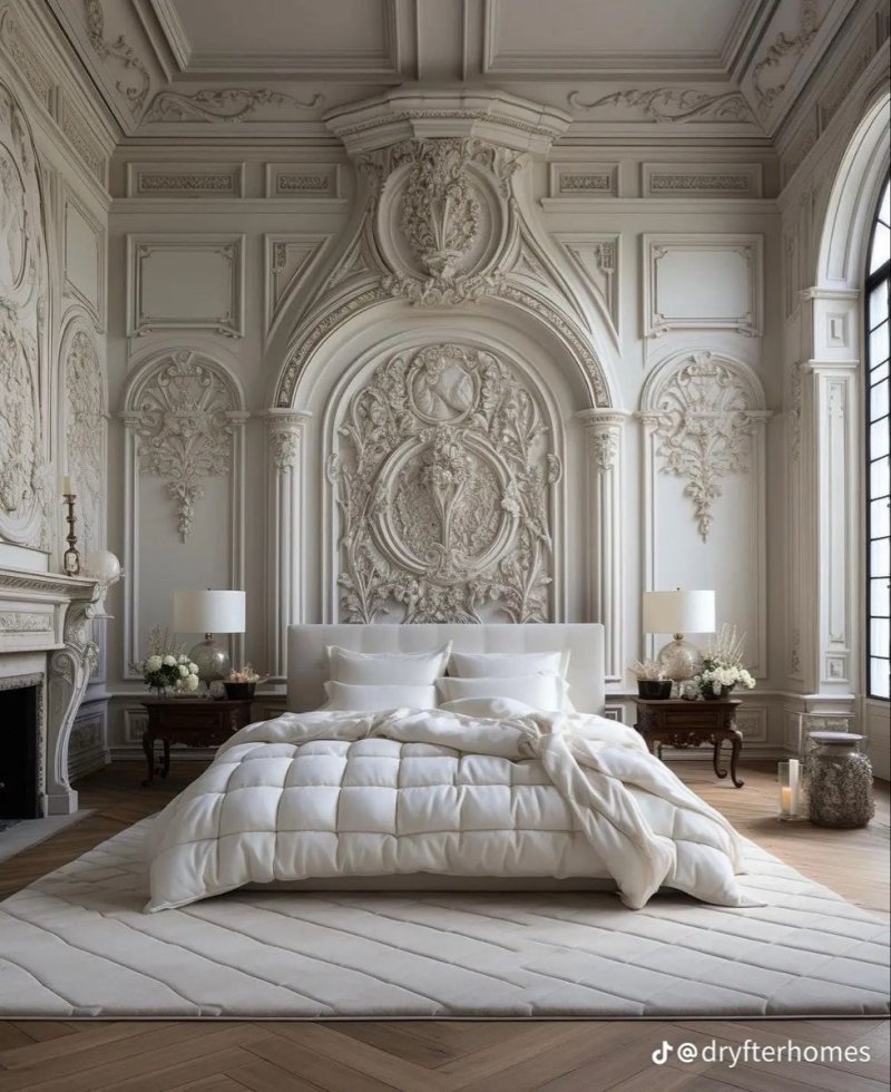 Bedroom interiors in a classic style