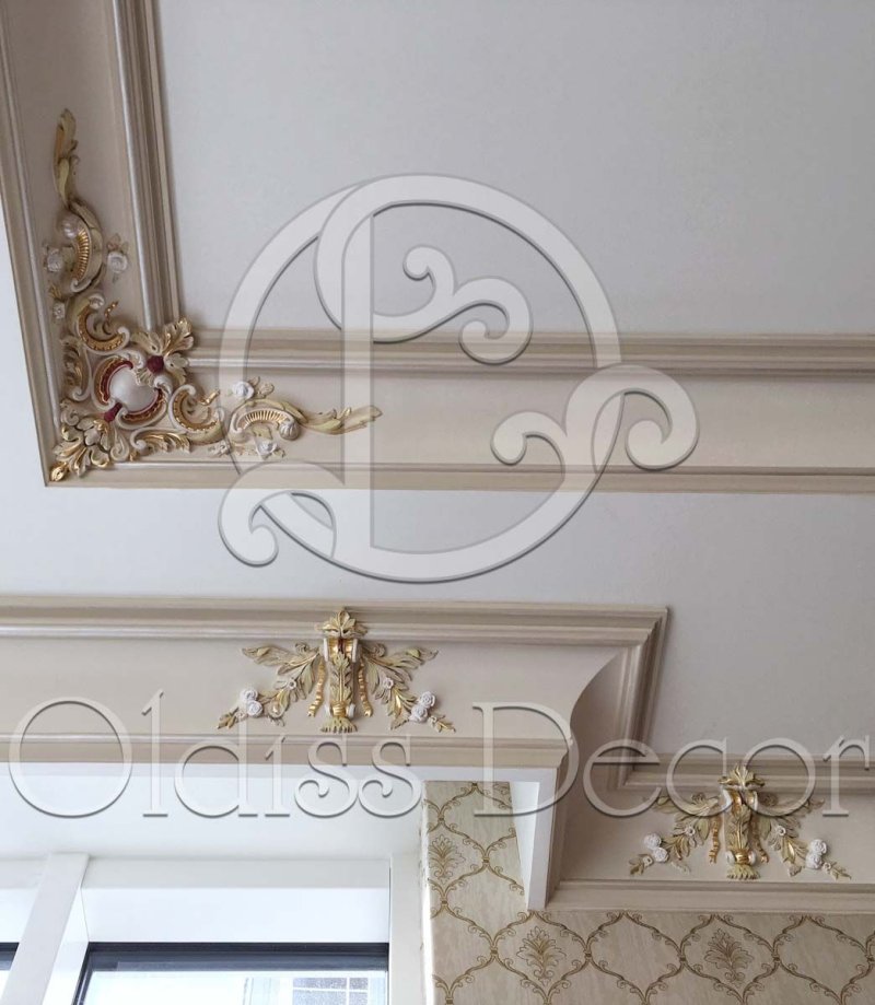 Stucco molding ceiling