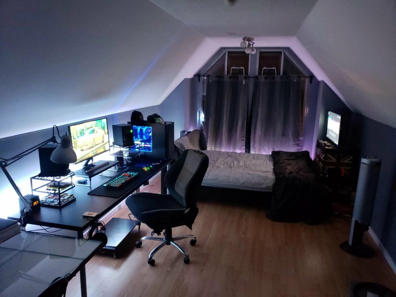 Gamer game room design