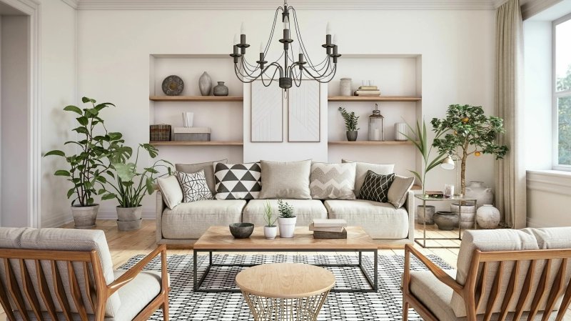 Style Scandinavian in the interior