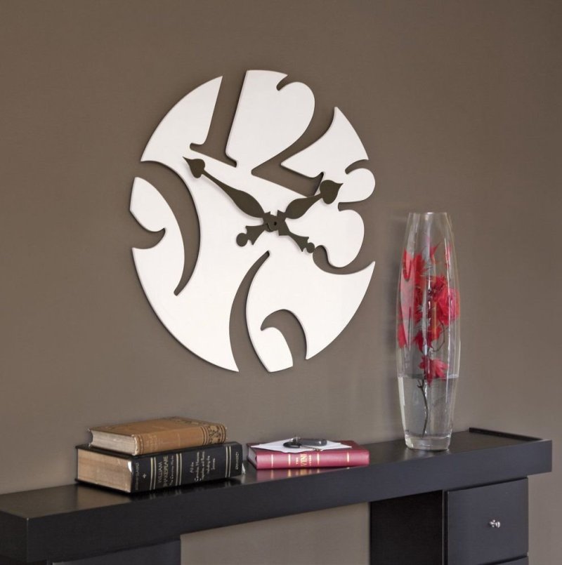 Designer clock on the wall