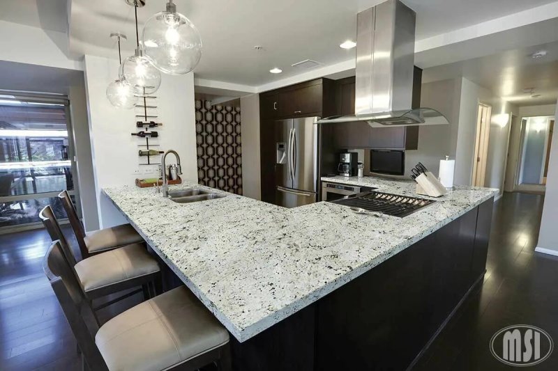 Smart quartz White Marble countertop