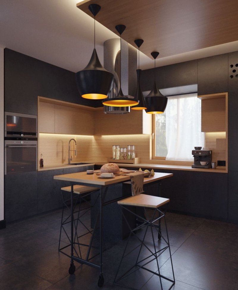 Kitchen design in a modern style