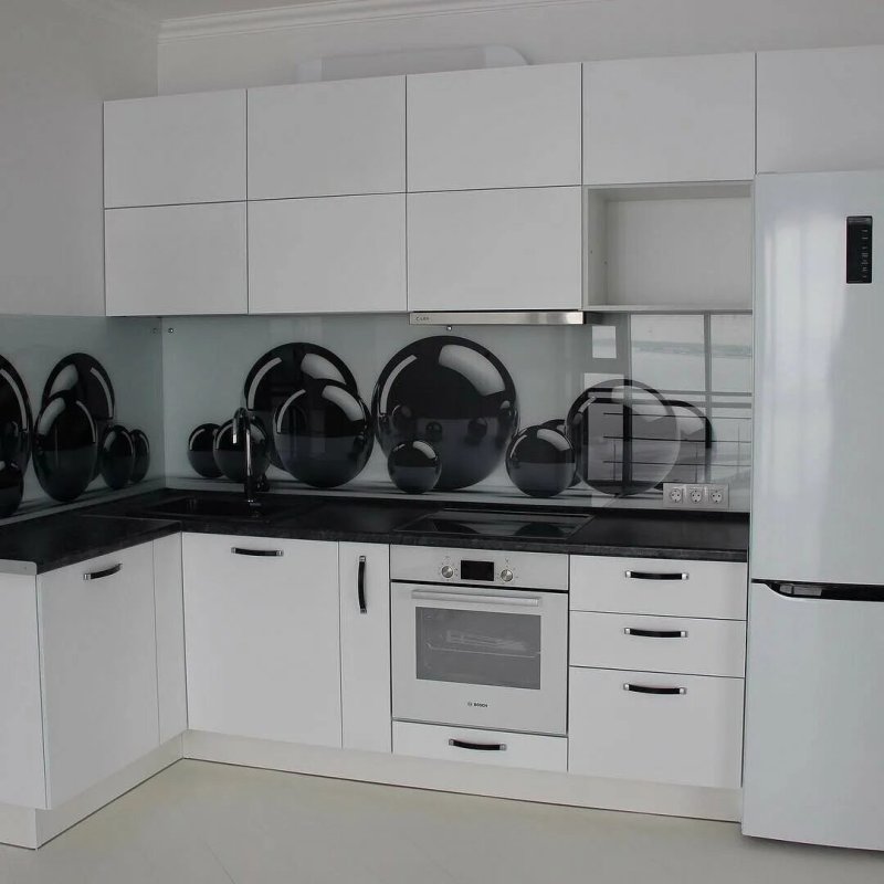 Kitchen Modern white gloss