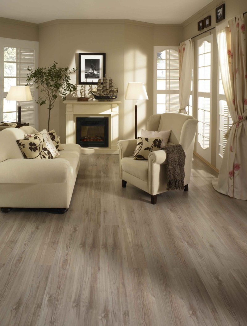 Laminate antique oak in the interior