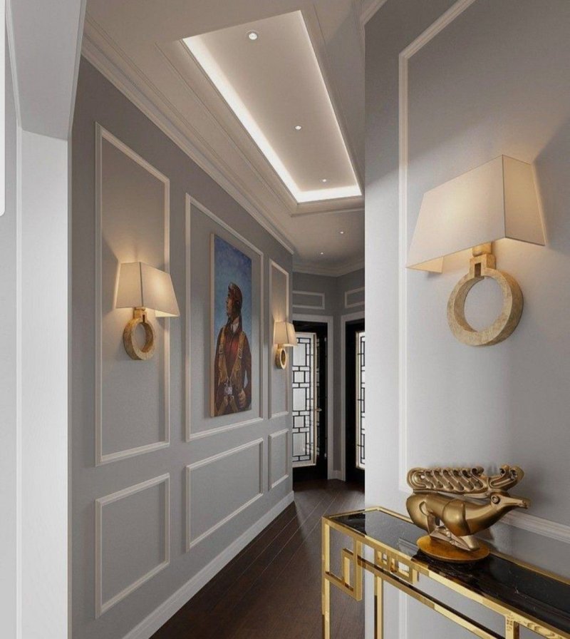 Hallway in the style of neoclassic