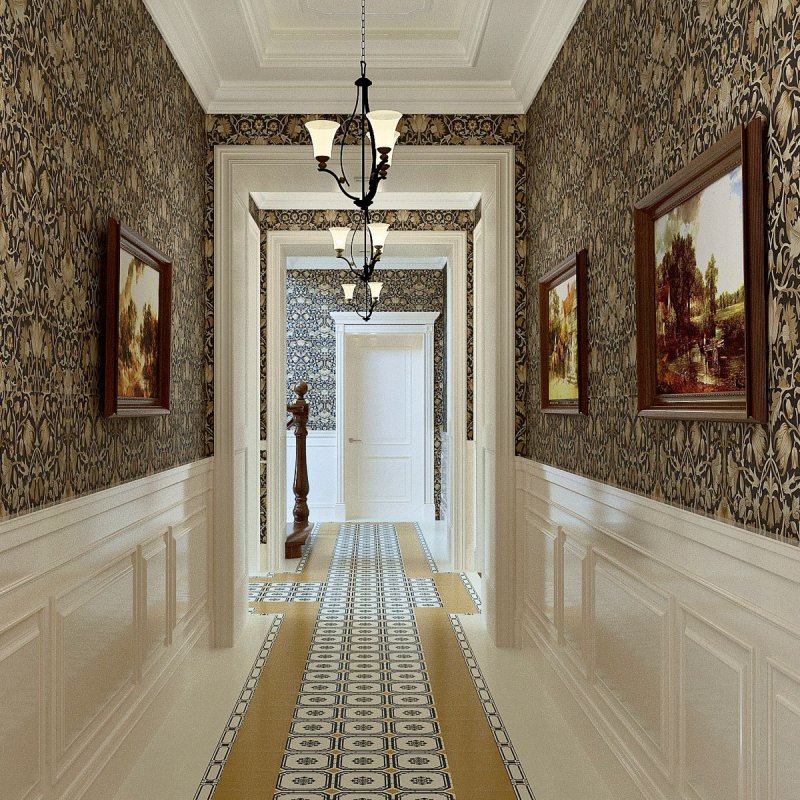 Classic -style corridor