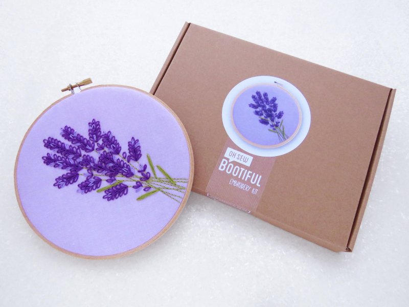 Lavender embroidery