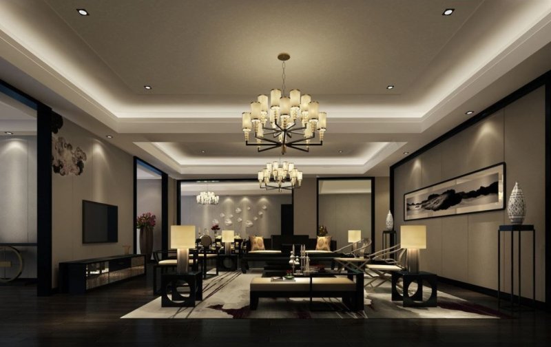 Lighting in a modern interior